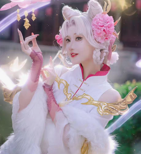 包邮火花家衣服，漫美假发，道具是个兔子 配...