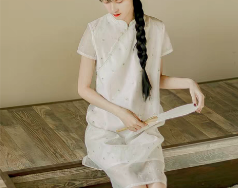 转卖森语2021夏款复古中国风年轻款少女改...