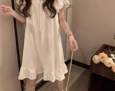 转卖日本睡衣女款夏季甜美睡裙公主风学生夏款...