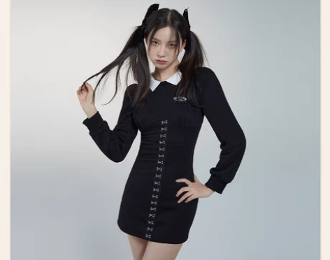 转卖underpass 原创辣妹风泡泡袖卫...