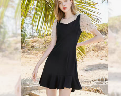 转卖【特卖价】衣品天成法式V领连衣裙202...