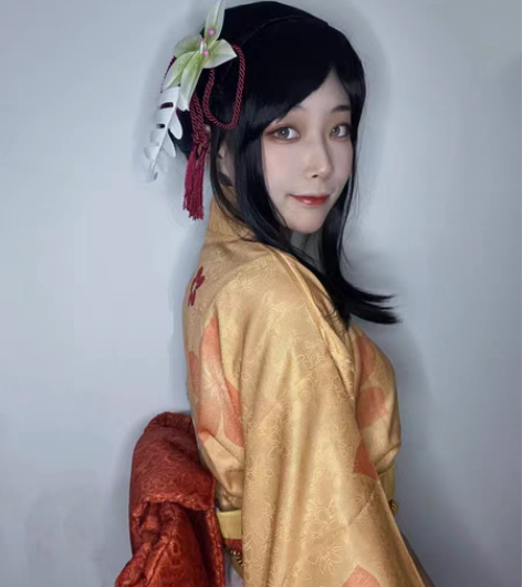 转卖三町目王者荣耀cos服阿通和服浴衣全套...