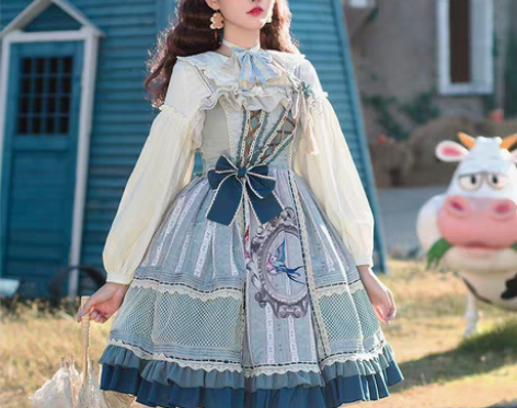 转卖樱洛芙原创lolita裙，s全套。优惠...