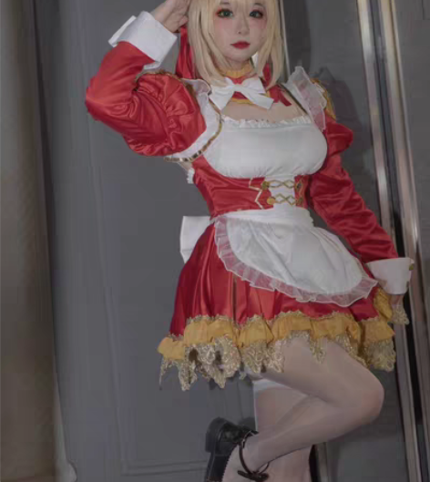 尼禄同人女仆装悠窝窝家大全套 没有鞋和袜子...