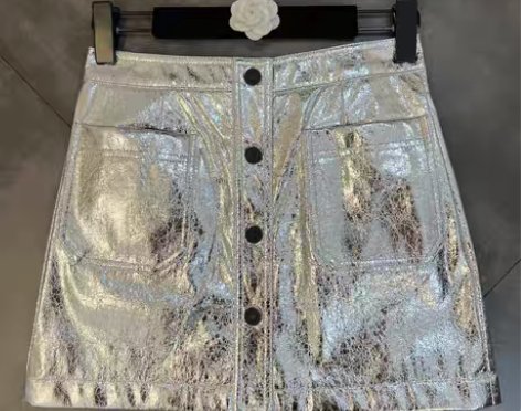 转卖柚子MM2021年冬季口袋装饰单排扣性...