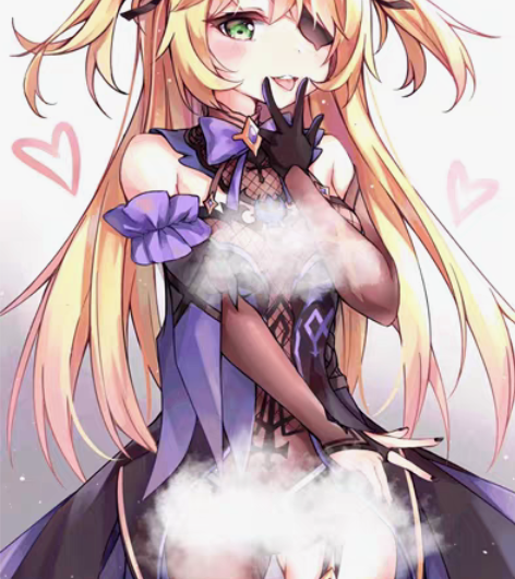 包邮有戒指和眼罩原神cos服菲谢尔极夜真梦...
