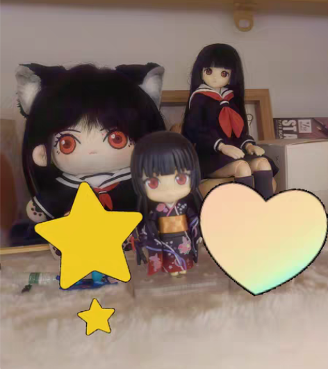 喵喵爱棉花娃娃（已装骨，已打腮红） 有和服...