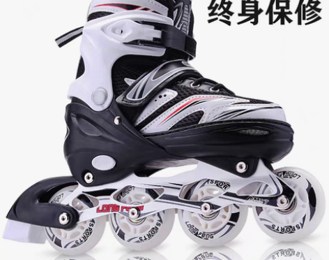 转卖隆峰 直排轮 感兴趣的话点“我想要”和...