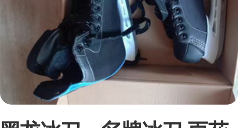 黑龙冰刀，名牌冰刀 百花园买的，比别的冰刀...