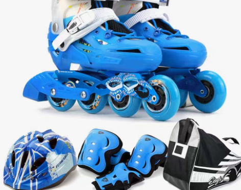 飞鹰儿童轮滑鞋旱冰鞋 ，使用过两次，九成新...