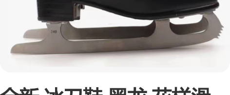 全新 冰刀鞋 黑龙 花样滑冰鞋成人男女款冰...