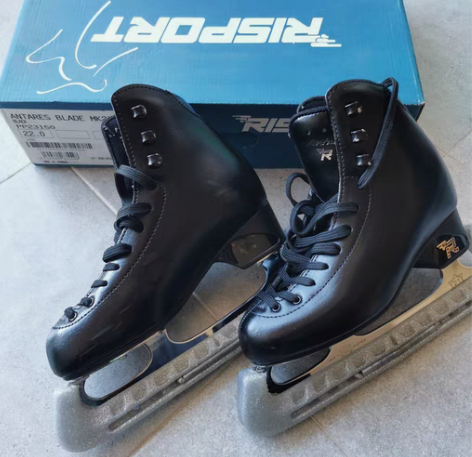 RISPORT正品黑色冰鞋33码配MK冰刀...