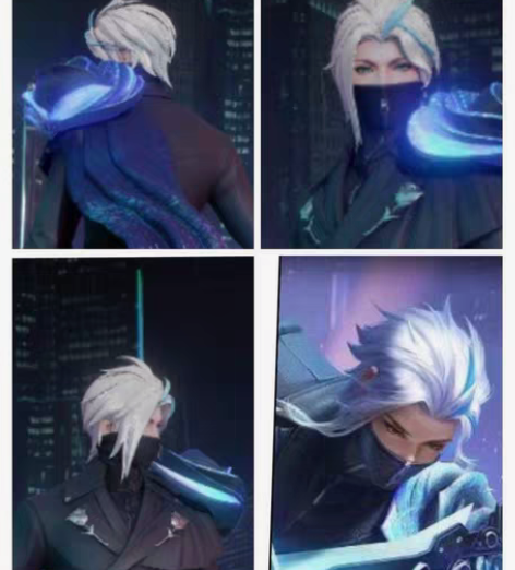 王者荣耀兰陵王默契交锋cos 有假发衣服 ...