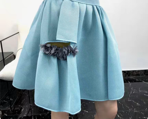 全新毛呢百褶裙短裙中裙女秋冬2022新款半...