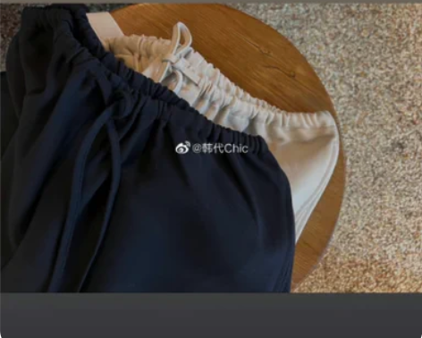 转卖韩代Chic 春款新品 两色抽绳休闲裤...