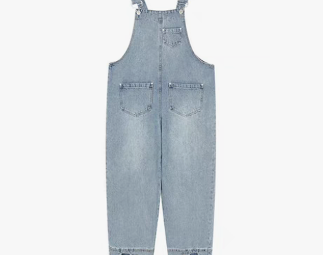 转卖妖精的口袋背带牛仔裤 长裤chic直筒...