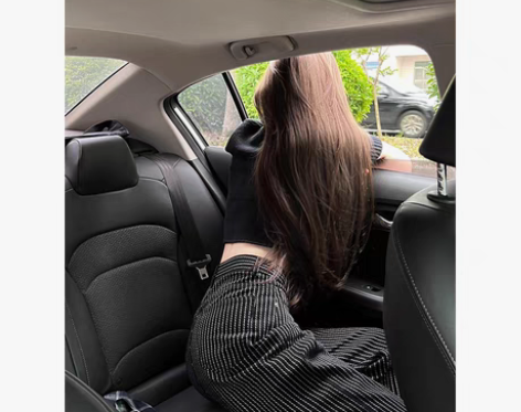 转卖美式高街竖条纹直筒裤女夏季薄款宽松高腰...