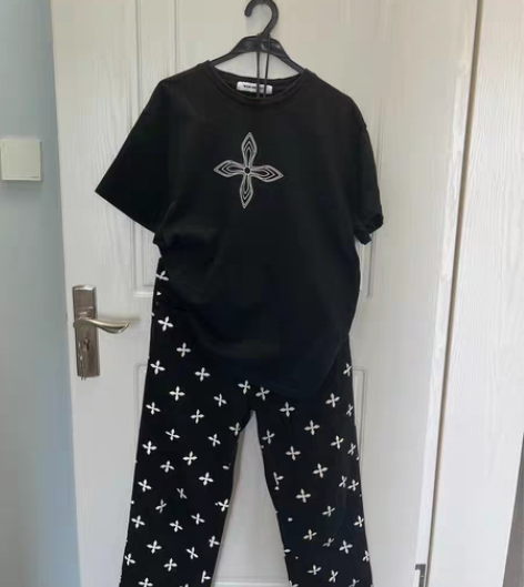 转卖设计感小众休闲西装阔腿裤子女2021新...