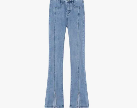 转卖XinmonLee港风独特设计高腰开叉...