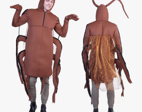 转卖万圣节派对亲子装扮蟑螂便便大便COS服...