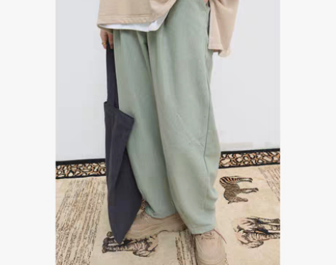 转卖chao舒适 重工砂洗做旧起球感宽松棉...