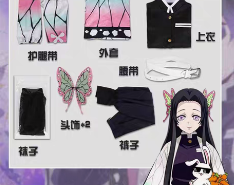 包邮蝴蝶忍，多肉家，L码，售出不退，有鞋 ...