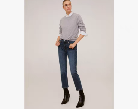 转卖MANGO女装牛仔裤2020春夏新款弹...