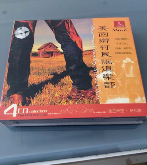 美国乡村民谣俱乐部4CD,塑料厚盒子 感兴...