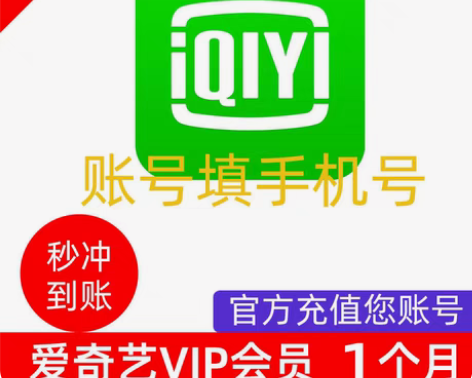 包邮【自动秒冲】爱奇艺VIP会员一个月 充...