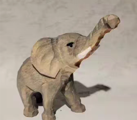 包邮清理库存，木雕小象36包邮，木质雕刻 ...