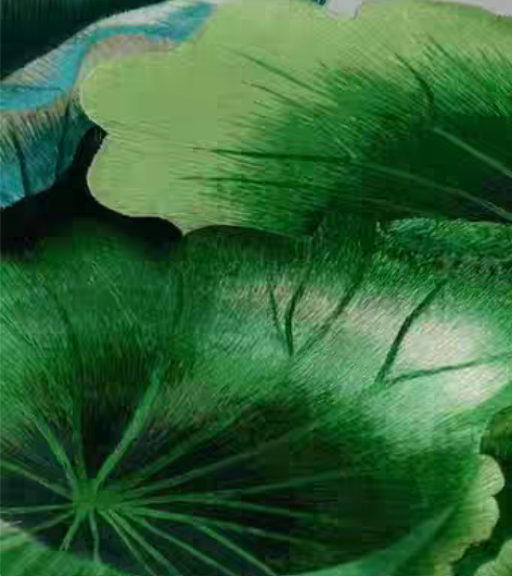 包邮刺绣画清仓了（荷花鱼福图）寓意和和美美...