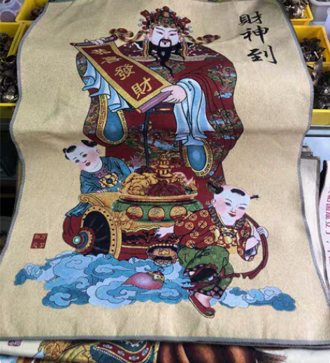 包邮电脑刺绣  刺绣画 尺寸90乘60。 ...