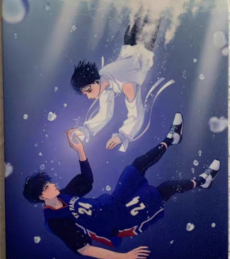 包邮出刘耀文无框画 标价包邮 全新￥30