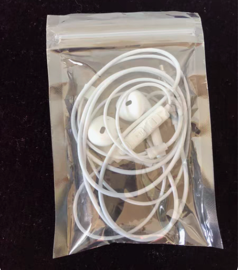 包邮全新半入耳式接线耳机，圆孔插口，有调节...