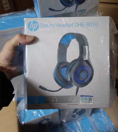 包邮全新 惠普头戴式耳机全指向麦克风网课专...