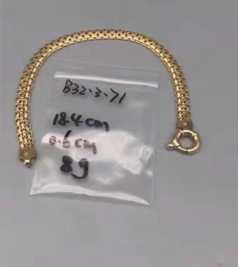 【国内现货】意大利品牌纯银鎏金手链。 这种...