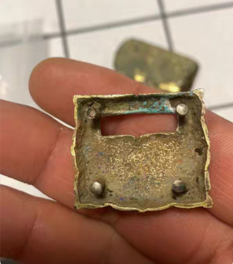 包邮鎏金马鞍件 满鎏金 工艺非常漂亮 保真...