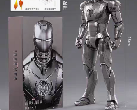 包邮中动mk3钢铁侠mk2漫威复仇者联盟手...