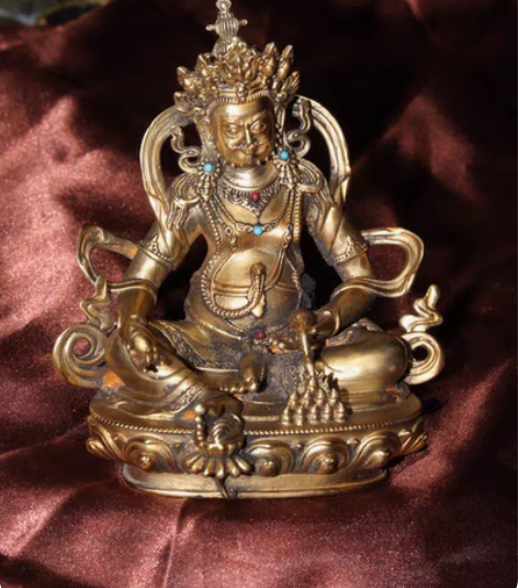 造像 尺寸/规格宽8厘米材质铜鎏金年代近现...