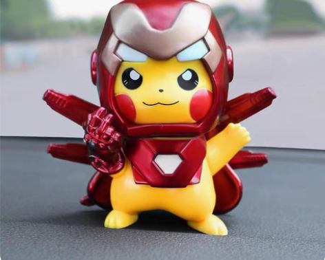 包邮神奇宝贝宠物小精灵皮卡丘cos复仇者钢...