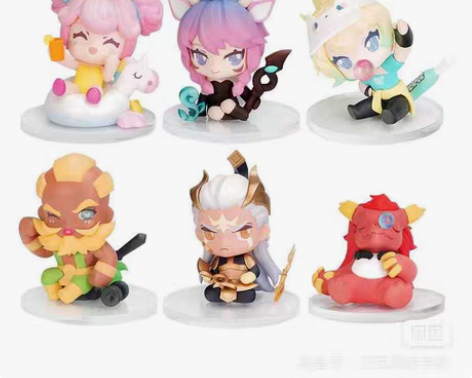 包邮王者荣耀Q版手办 峡谷小憩盒蛋 全新未...