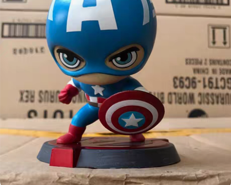 包邮漫威汽车摆件复仇者联盟周边公仔 美国队...