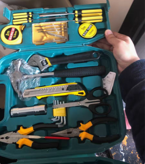 工具,家用,扳手,碳钢家用工具箱套装日常维...