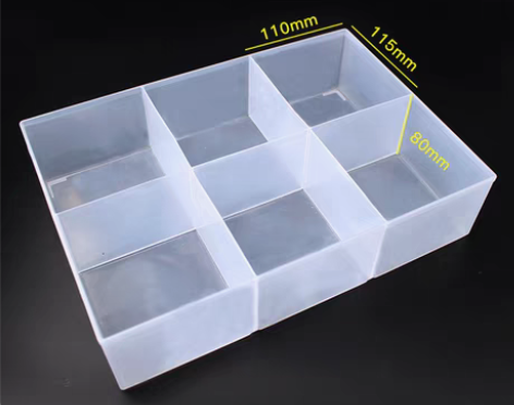 转卖塑料无盖透明分隔螺丝零件收纳盒分类工具...