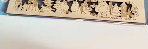 包邮sun-star姆明直尺15cm全新未...