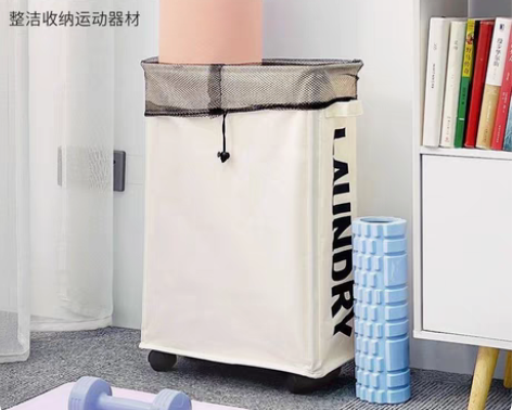 包邮ins简约瑜伽垫收纳字母瑜伽垫收纳架家...