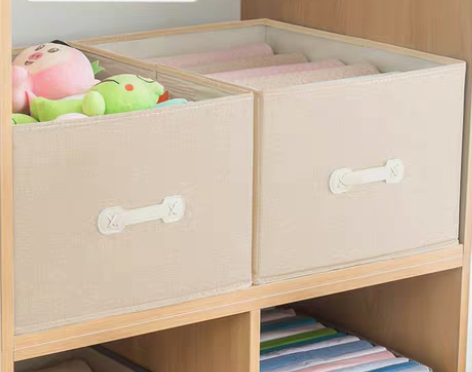 转卖2个装衣柜衣服收纳箱大号 布艺抽屉衣物...