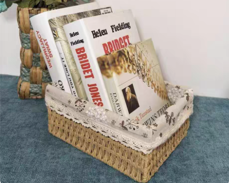 包邮收纳筐草编ins风藤编柳编篮桌面租房好...