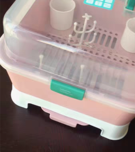 转卖babycare奶瓶收纳箱 婴儿餐具收...
