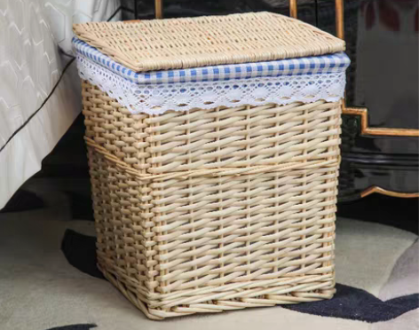 转卖收纳筐脏衣篮藤编脏衣服收纳筐脏衣篓大号...